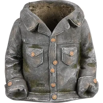 Obal na květináč Obal na květiny - magnesium, bunda, barva šedá Barva: šedá