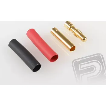 RC náhradní díl PELIKAN 7946 G4.0mm STD konek.zlatý 1 pár (630)