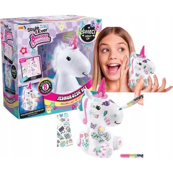 Obraz Sada svítící jednorožec k dekoraci - jednorožec DIY Epee