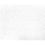 Stříbrný vánoční ubrus 130 x 160 cm z 100% polyesteru - elegantní dekorace Barva: Stříbrná