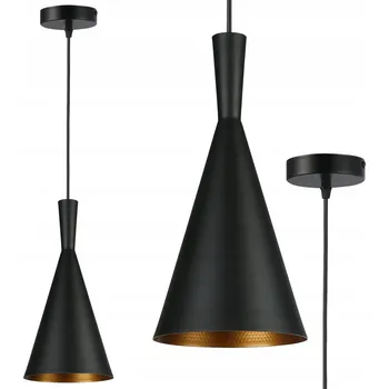 Závěsné svítidlo Masterled Pinio černo-zlaté E27 1x35 W hliníkové