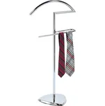 Kovový němý sluha s chromovanou úpravou, šedý, 105 cm, ABD-1279 CR Barva: šedá