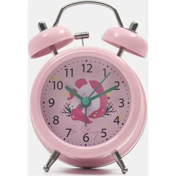 Budík Sinsay - Budík s motivem jednorožce - pastelová růžová - 105IA-03X - 105IA-03X-ONE