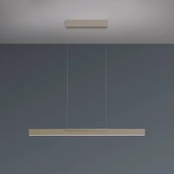 Závěsné světlo Bopp LED Nano 2.0, délka 100 cm, taupe, kov - Baldachin – délka 40 cm, šířka 6,4 cm, výška 6,3 cm šedohnědá 2 x 15 W LED - Doprava zdarma