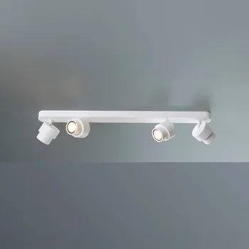 Lampička Escale LED bodovka BRUSH, bílý, 70 cm, 4-křídlový, kovový, stmívatelné, 2 700 K bílá 4 x 10 W LED - Doprava zdarma