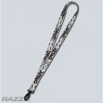 Šňůra na klíče Oakley B1B Crazy Camo Lanyard Camo Grey