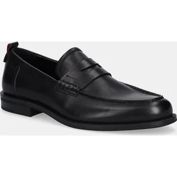 Dámské mokasíny Kožené mokasíny HUGO Varian 50552640.001 černá 99X, EUR 45