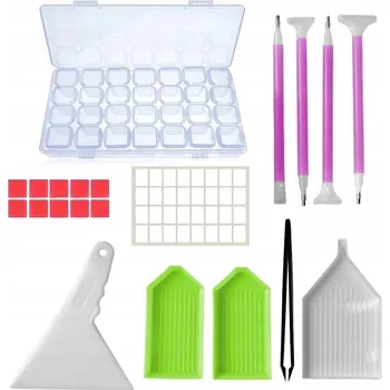 Diamantové malování Sada pro diamantové malování, 49 dílů