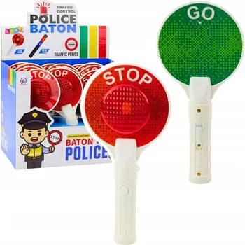 autíčko Policejní signalizační světlo STOP/GO s podsvícením