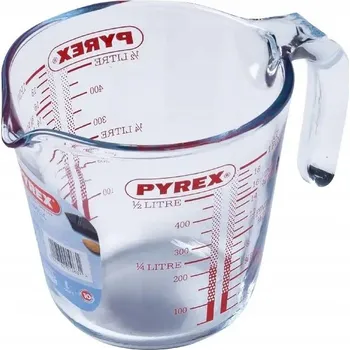 Odměrka Odměrka Pyrex skleněná vícebarevná 500 ml