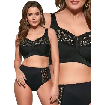 Podprsenka Viki Polovyztužená podprsenka bez kostic Nina 583 černá 85C