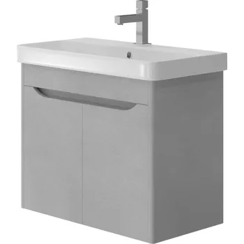 Koupelnový nábytek Lavedo Livorno Structure Grey 70 koupelnová skříňka s umyvadlem, LVR-70GREY