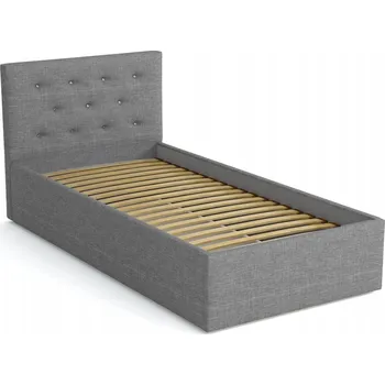 Postel Tradiční postel BIRD Meble 85 x 188 cm šedá