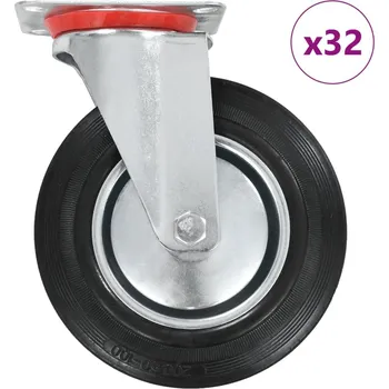 zvedák vidaXL 32 ks otočná kolečka 200 mm [278005]
