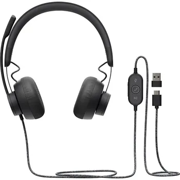 Elektronika Logitech Zone Wired Teams - GRAPHITE - EMEA 981-000870