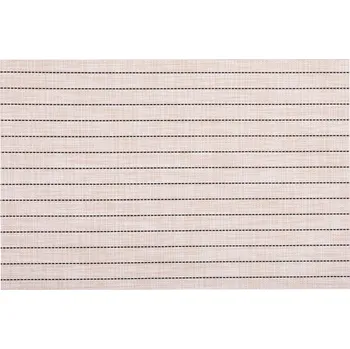 prostírání Prostírání plastové - pruhované, 45 x 30 cm Barva: Béžová