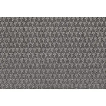 prostírání Prostírání plastové - šedé, motiv trojúhelníků, 45 x 30 cm Barva: šedá