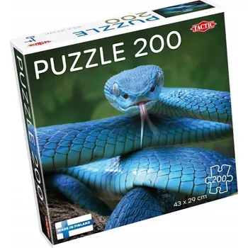 Puzzle Puzzle 200 dílků Modrý Zmije / Tactic