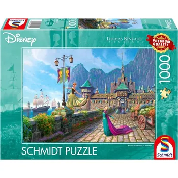 Puzzle Puzzle 1000 dílků Schmidt PQ THOMAS KINKADE Ledové Království (Disney)