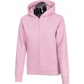 Dámská mikina 4F DÁMSKÁ BAVLNĚNÁ MIKINA NA ZIP S KAPUCÍ / vel XXL