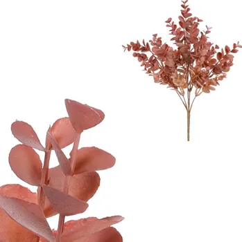 umělá květina Eukalyptus - umělý trs, barva cihlově hnědá Barva: Hnědá