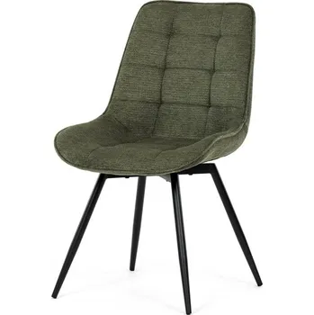 Jídelní set Jídelní židle, šedá, látka, HC-T1130 GREY2 Barva: Zelená