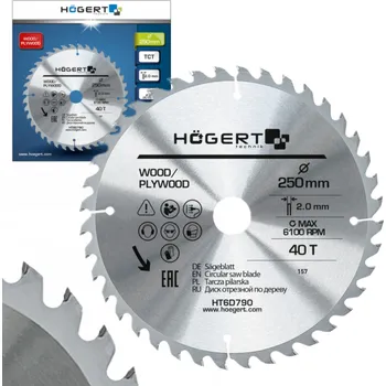 Pilový kotouč Pilový kotouč s vidiovými zuby 250x40Tx30 HT6D790