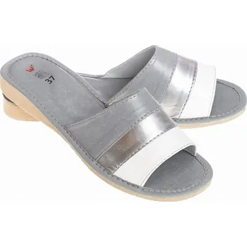 Dámské pantofle Wójciak Podhalí dámské domácí pantofle přírodní kůže pohodlné otevřený prst