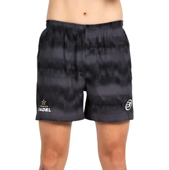 Pánské kraťasy Pánské šortky Bullpadel Poenix Black L