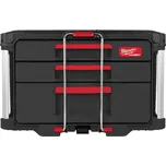 Plastový box 2 + 1 zásuvka, MILWAUKEE 4932493190