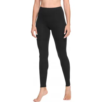 Dámské legíny Dámské legíny dlouhé kalhoty legíny bavlna LA40-133 Černé L