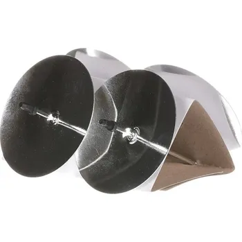 Vánoční dekorace Bodec kovový - zápich, stříbrný, cena za balení (4 ks) Barva: Stříbrná