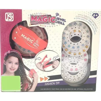 kreativní sada SADA NA ZDOBENÍ VLASŮ DIY STROJEK ASKATO