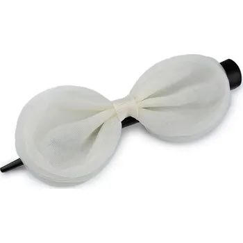 Sponka do vlasů mašle - 1 krémová světlá