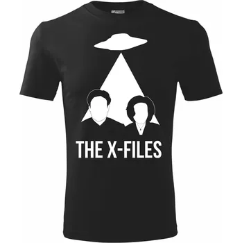 Dámské tričko Tričko pánské - X-Files L černé