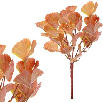 umělá květina Ginkgo biloba - umělý trs, barva hnědá Barva: Hnědá