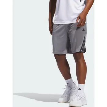 Pánská móda ADIDAS Šortky Legends 3-Stripes Basketball M ČERNÁ|ŠEDÁ
