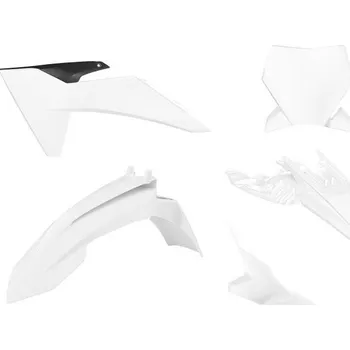 RACETECH (RTECH) kompletní sada plastů KTM SX 65 24-25 barva bílá (RACETECH (RTECH) kompletní sada plastů KTM SX 65 24-25 barva bílá)