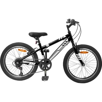 Horské kolo Horské Kolo 20 palců 6-Speed pro děti od 5 do 8 let Černá