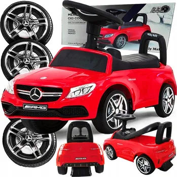 Dětské vozidlo ODRÁŽEDLO CHODÍTKO 3v1, VELKÁ AUTÍČKO , AUTO MERCEDES, KLAKSON, HUDBA