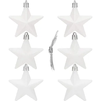 Springos CA1147 VÁNOČNÍ OZDOBY HVĚZDIČKY 6 KS.