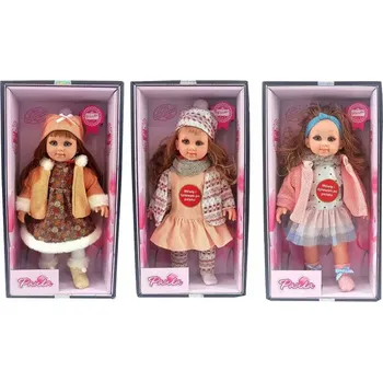 Panenka PANENKA Paula v zimním oblečku SE ZVUKEM Mluvím a zpívám v polštině