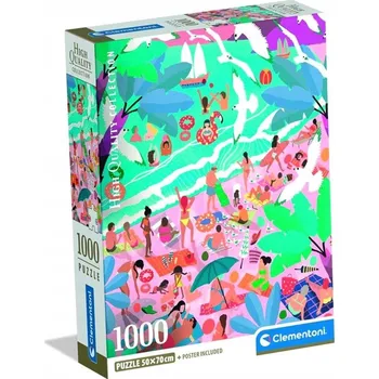 Clementoni puzzle Neděle na pláži 1000 dílků