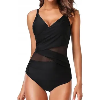 Dámské plavky Dámské jednodílné plavky na bazén Laorchid, velikost 2XL