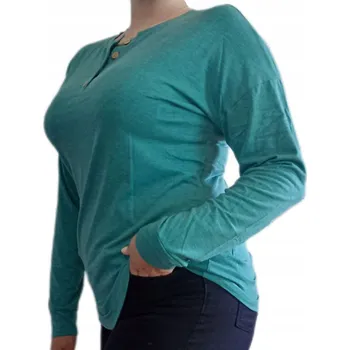 Dámská mikina Dámská mikina s dlouhým rukávem a Mikina CZIMOO MK1BL18. knoflíky zelená vel. M