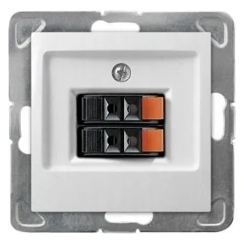 Elektrická zásuvka Anténní zásuvka nástěnná Ospel bílá