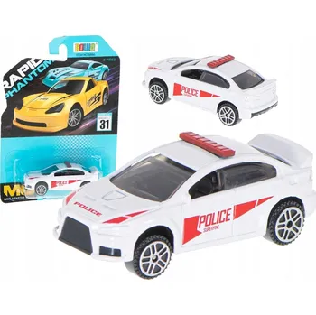 autíčko Auto Bowa Policie bílé 7 cm