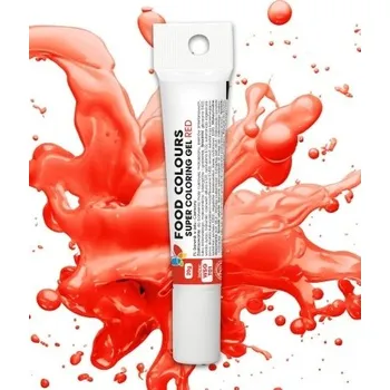 Potravinářské barvivo Gelové barvivo Food Colours 20 g 20 ml 1 ks červené