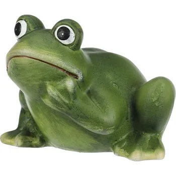 Žába - keramická figurka, vel. M, zelená Barva: Zelená
