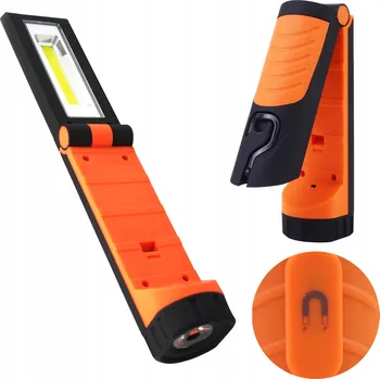 Svítilna LED SVÍTILNA S HÁKEM A MAGNETEM 3v1 MULTIFUNKČNÍ 3W COB 3XAAA LVT 2245